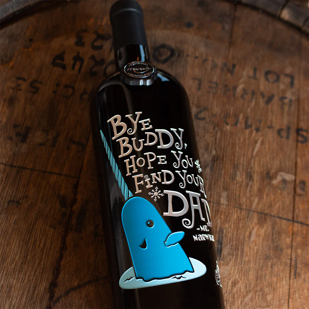 Elf Mr. Narwhal Etched Wine - Image 5