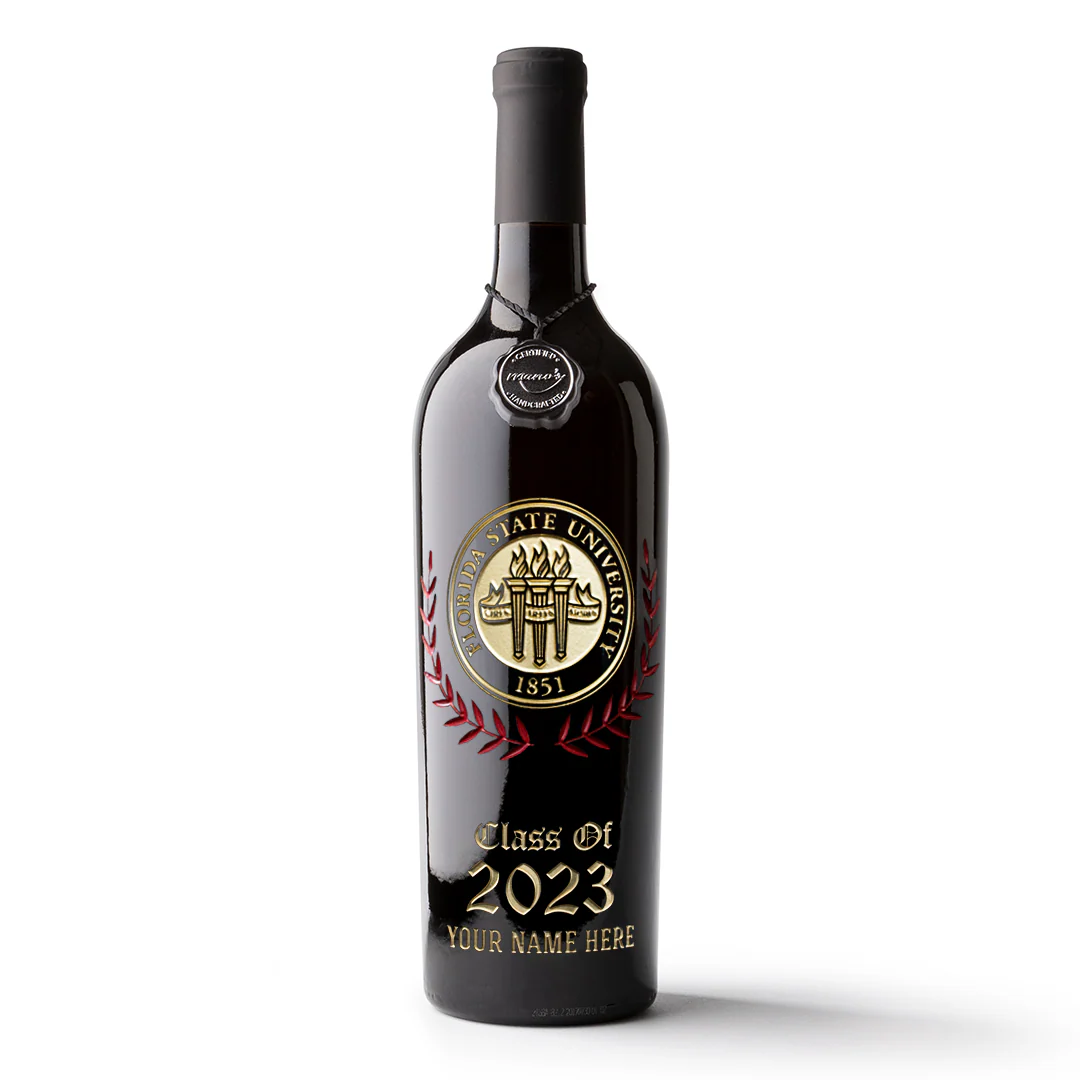 Florida State University FSU Custom Alumni Etched Wine - Image 4