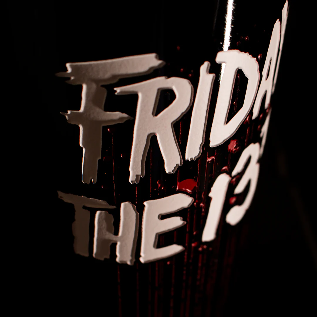Friday the 13th Logo Etched Wine - Image 3