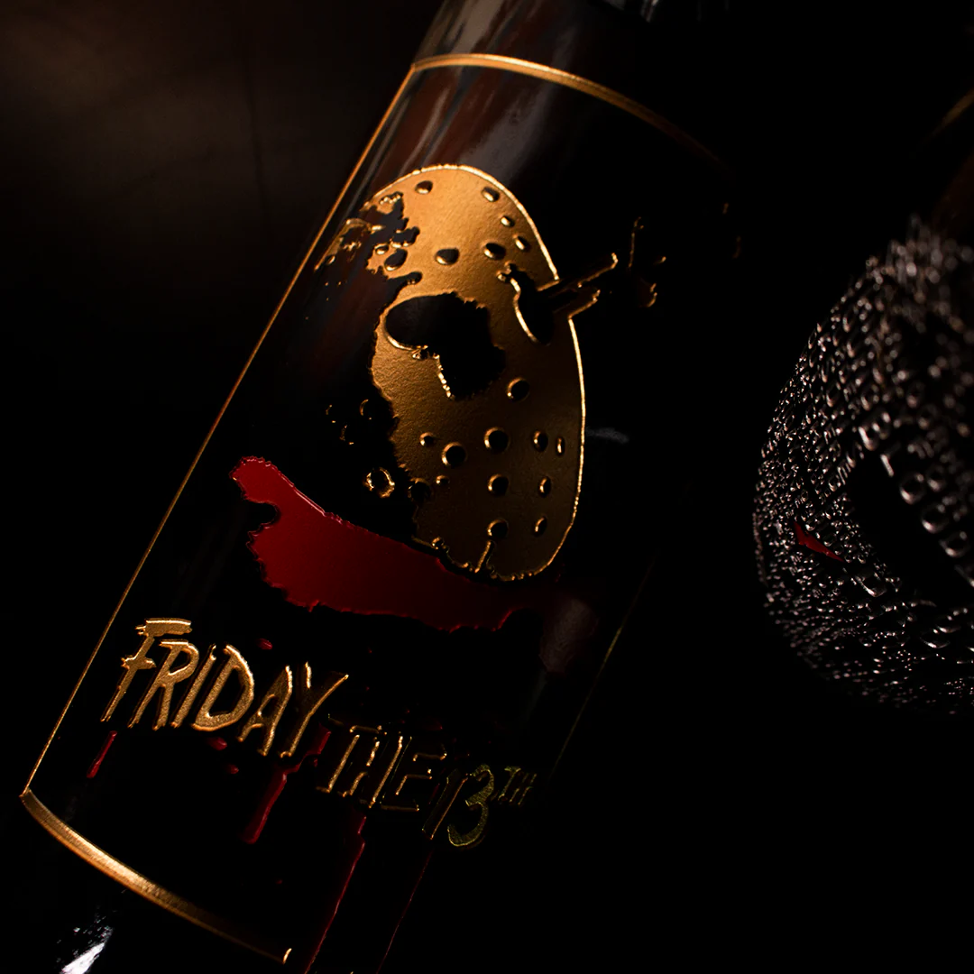 Friday the 13th Poster Etched Wine - Image 6