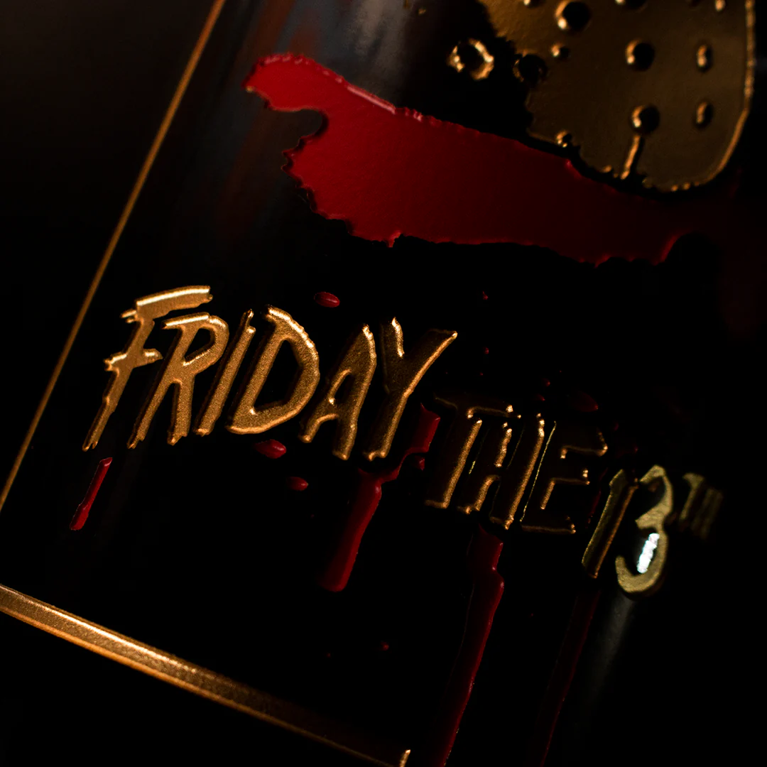 Friday the 13th Poster Etched Wine - Image 7