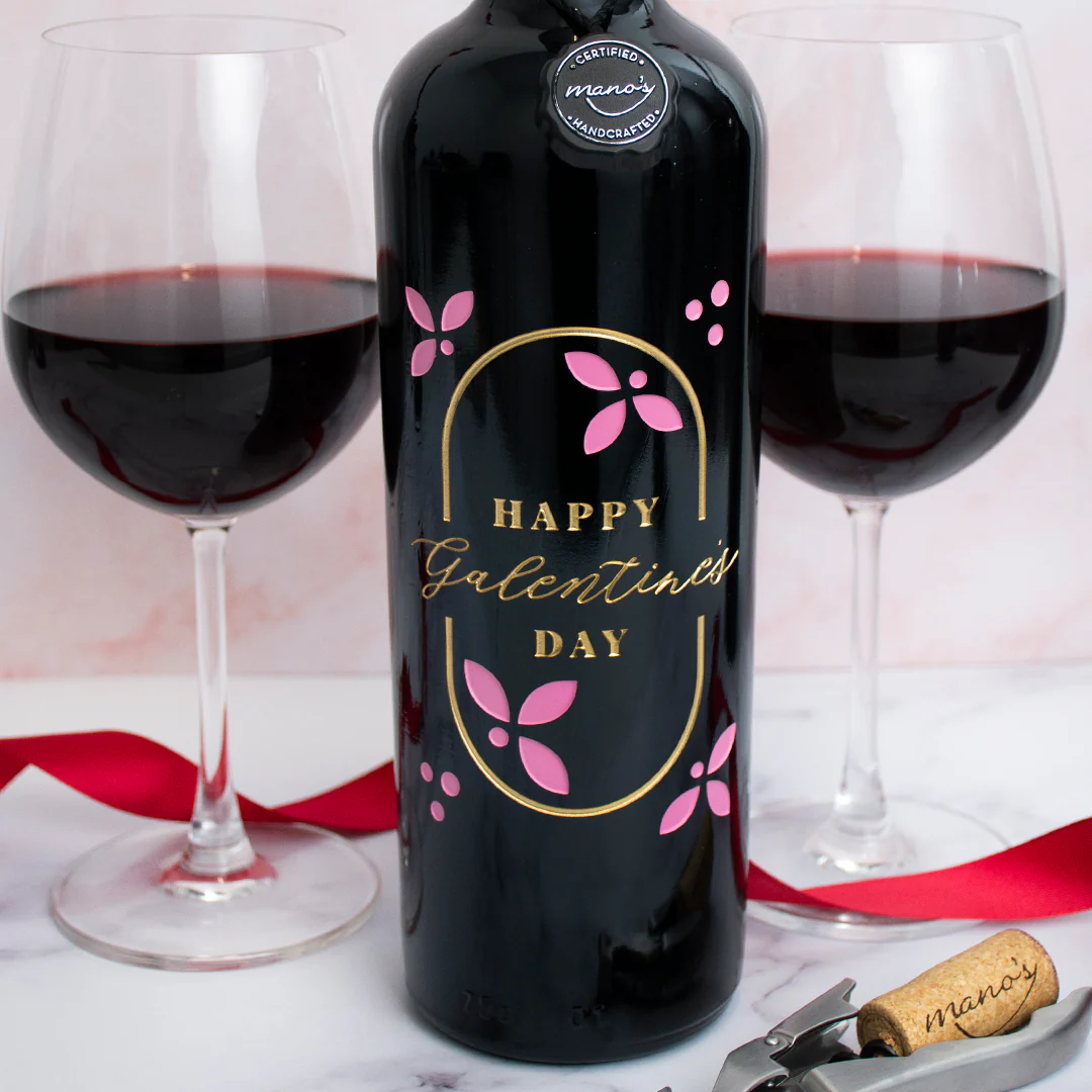 Galentine's Day Etched Wine - Image 2