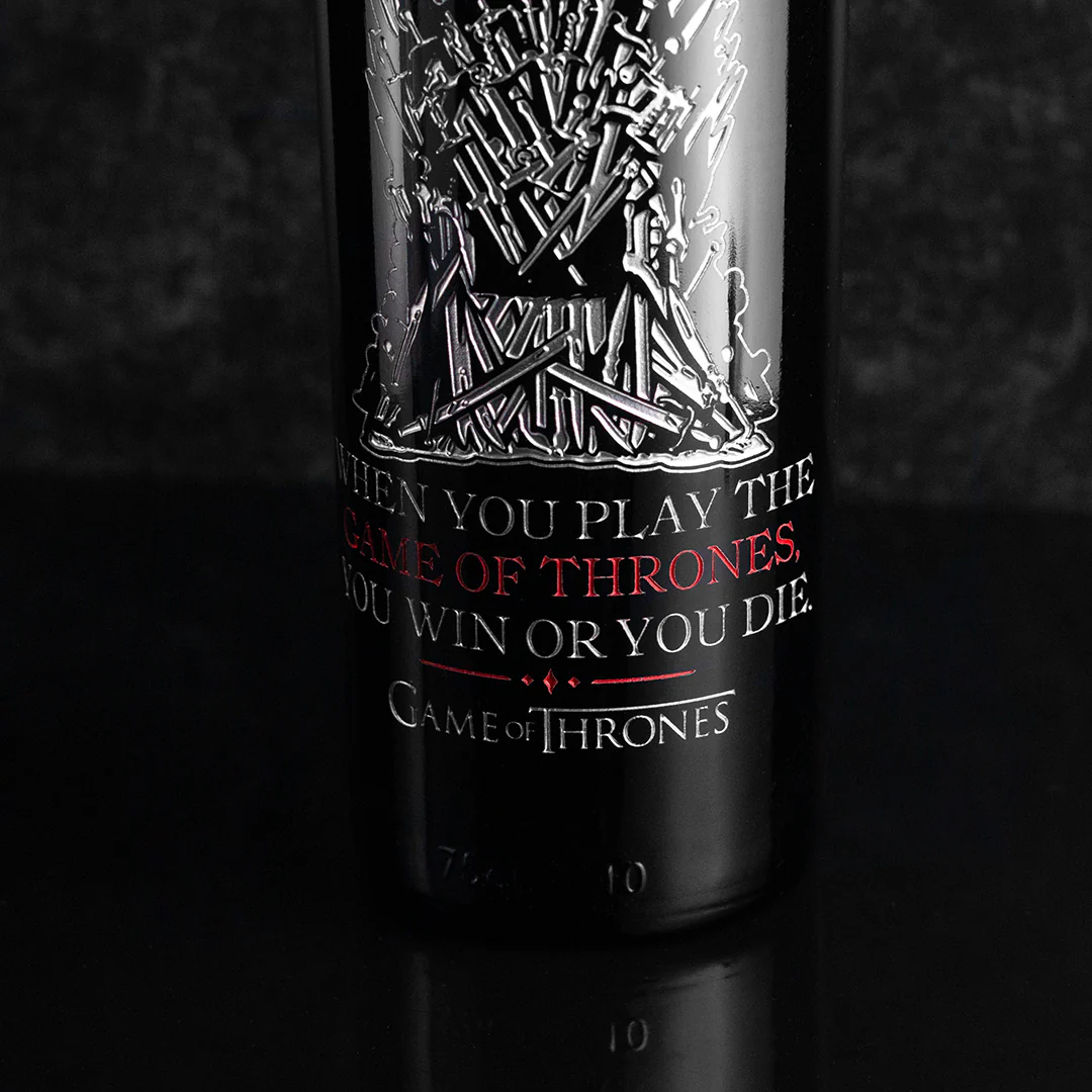 Game of Thrones Iron Throne Etched Wine - Image 3