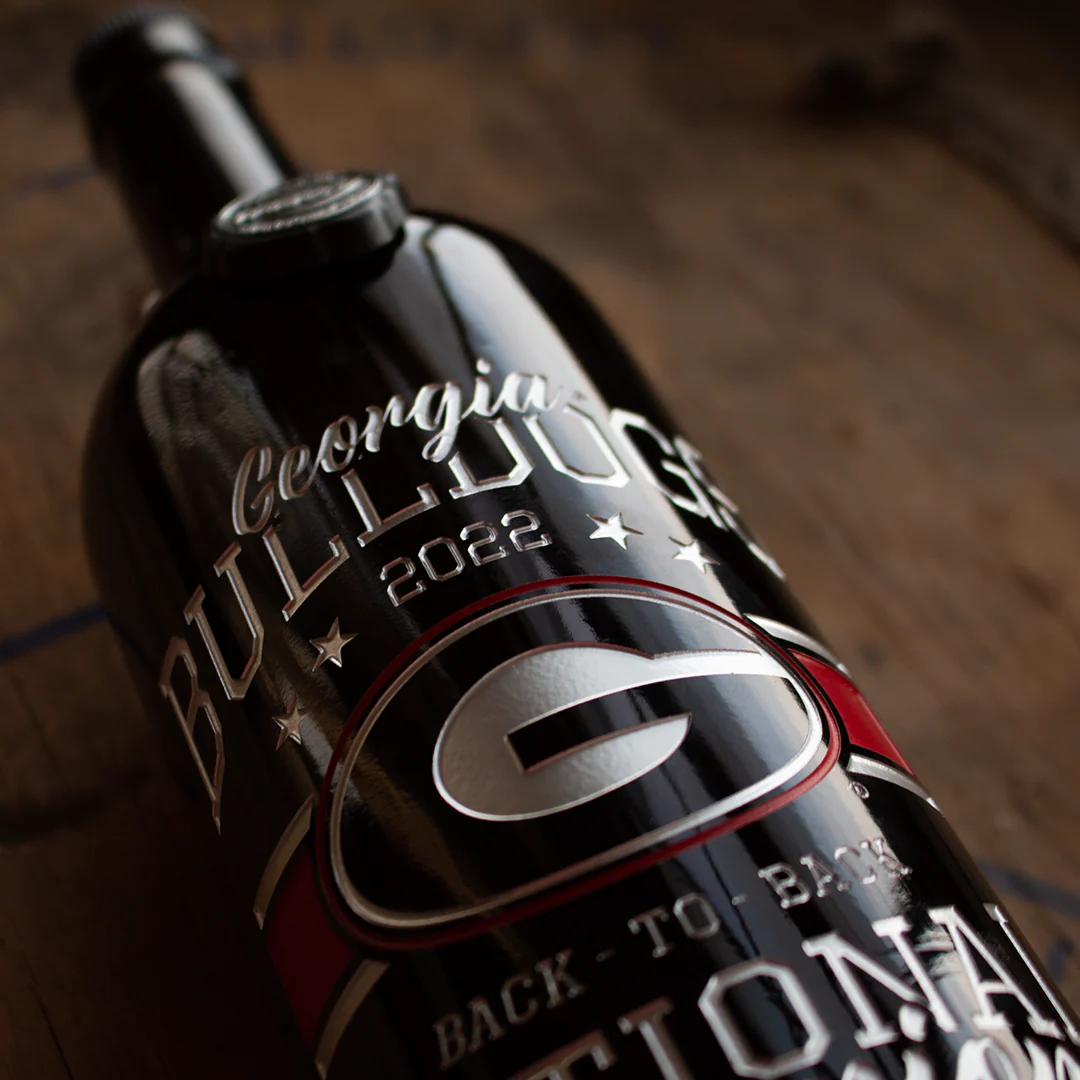 Georgia 2022 National Champions Back to Back Display Bottle - Image 2