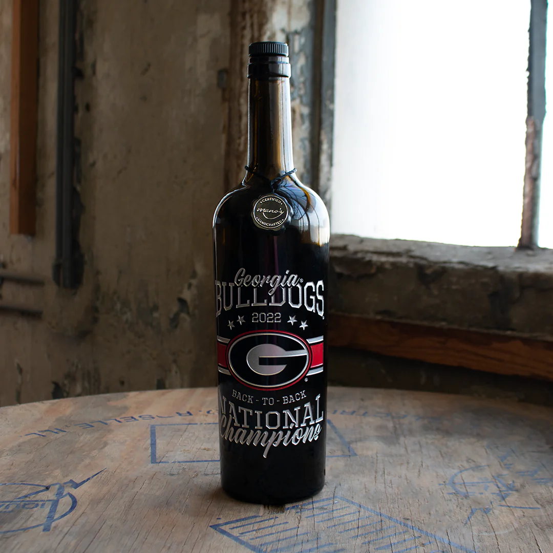 Georgia 2022 National Champions Back to Back Display Bottle - Image 4