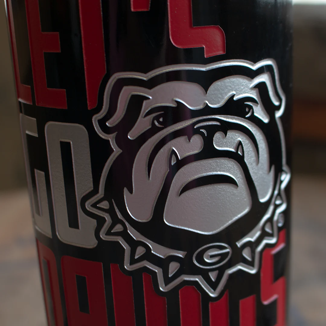 Georgia 2022 National Champions Let's Go Dawgs Display Bottle - Image 4