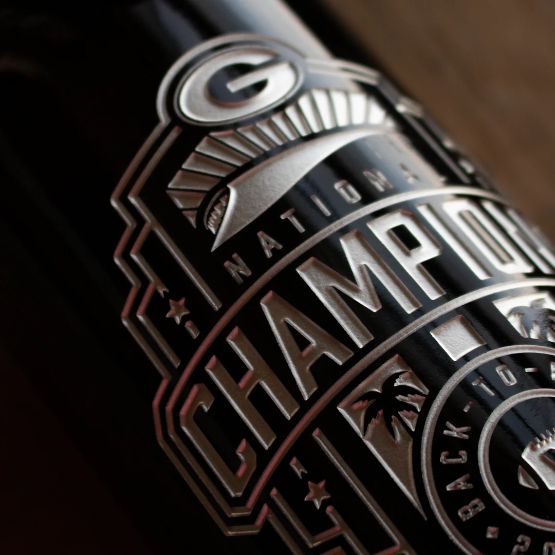 Georgia 2022 National Champions Logo Display Bottle - Image 3