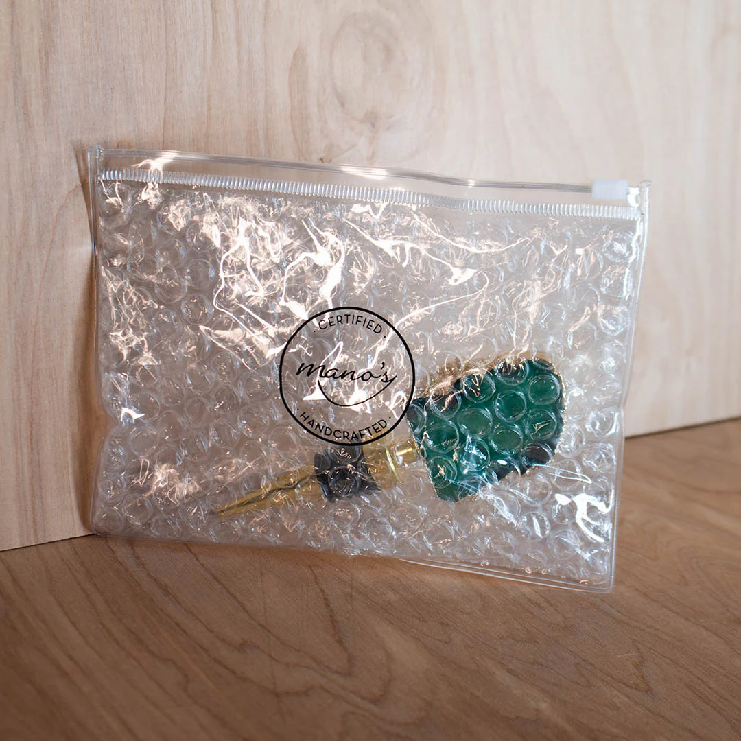 Green Geode Wine Stopper - Image 4