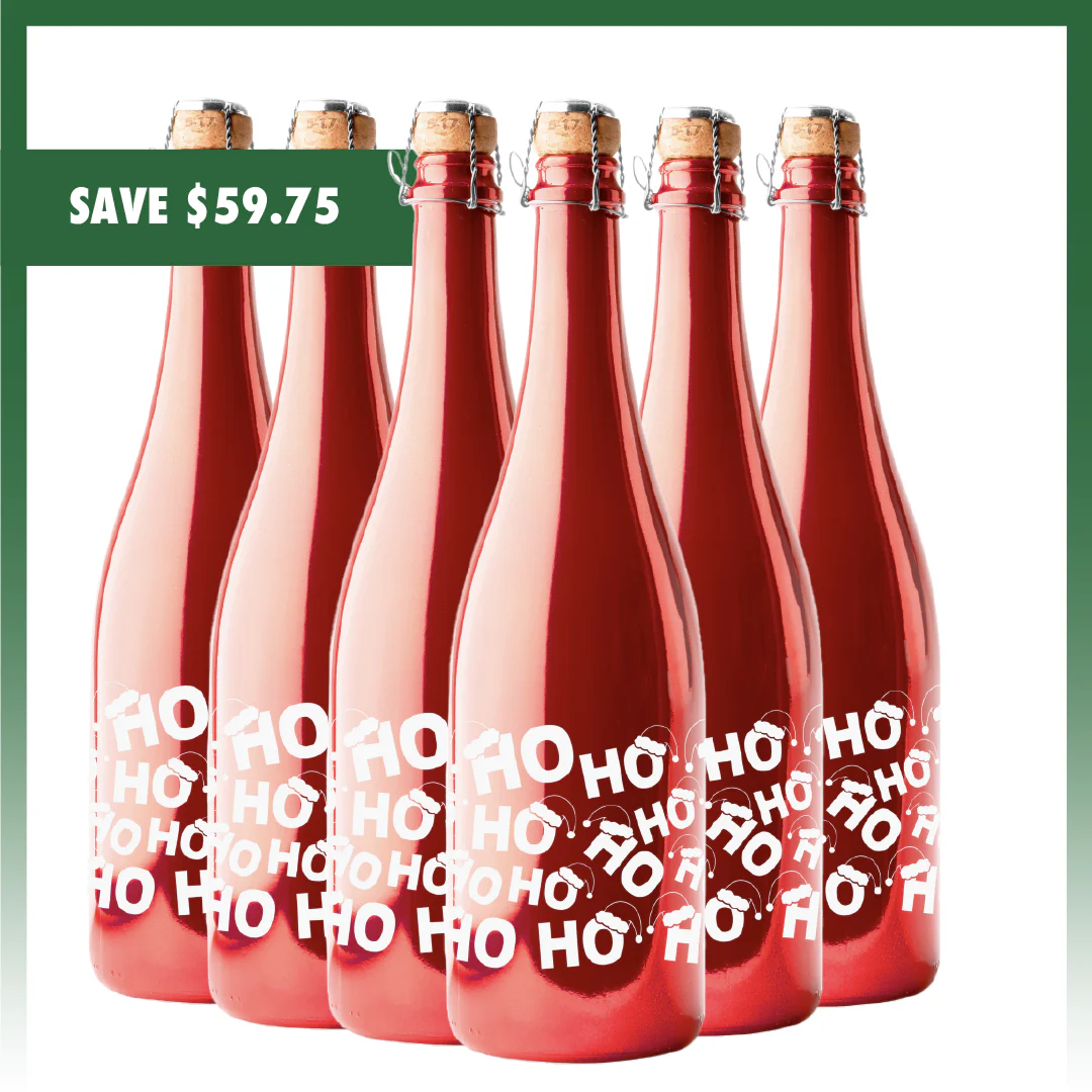 HO HO HO Metallic Red Bubbly Party Pack - Image 2