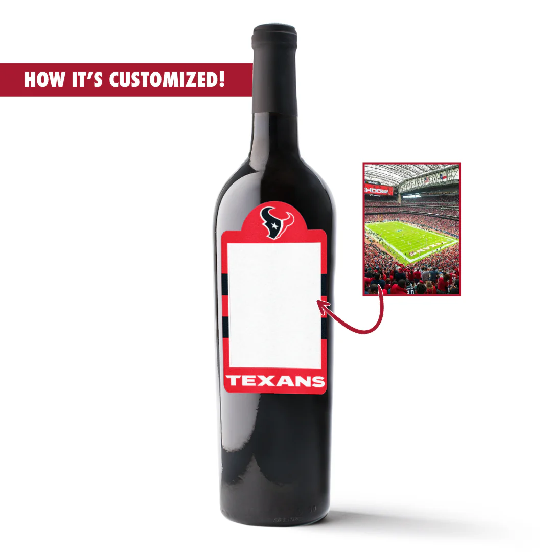 Houston Texans Custom Photo Label Cabernet Sauvignon - Image 2