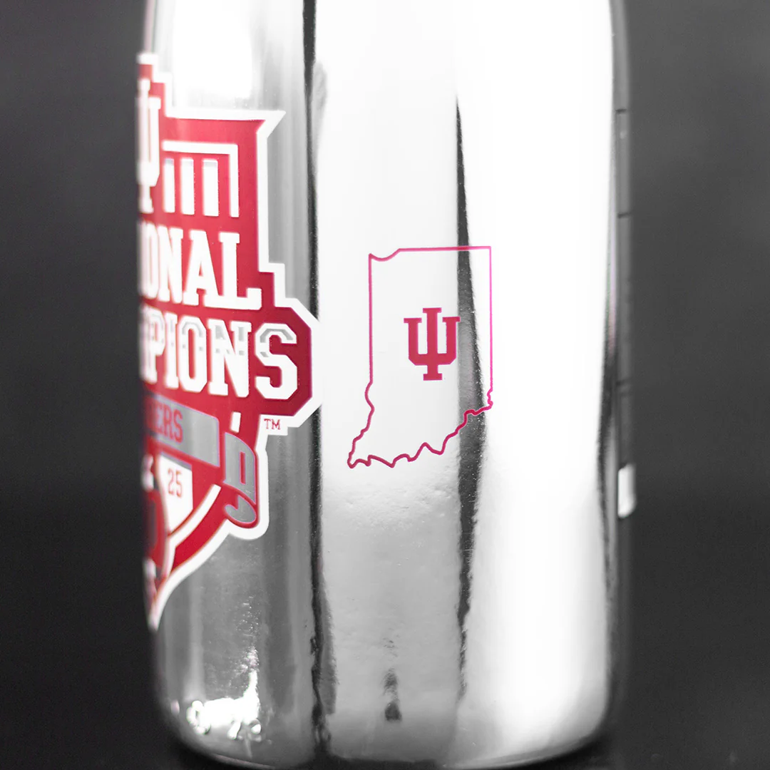 Indiana University 2025 National Champions Silver Bubbly - Image 4