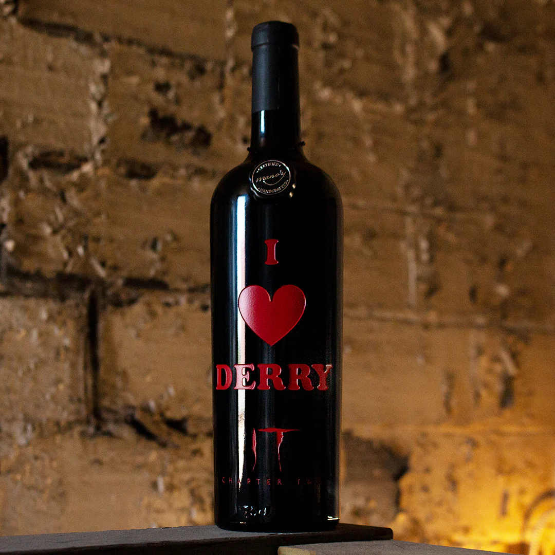 IT Chapter 2 I Heart Derry Etched Wine - Image 3