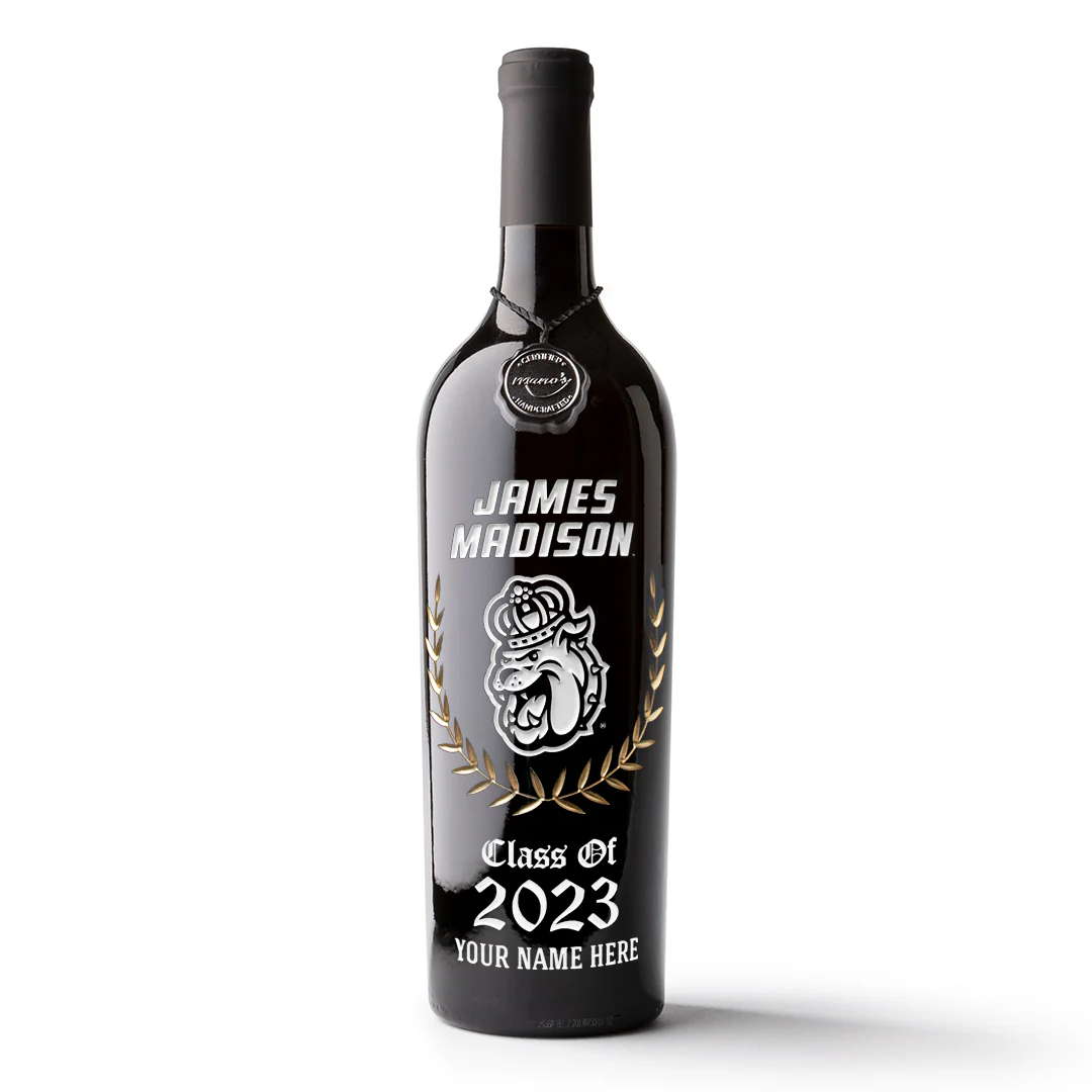 James Madison Custom Alumni Etched Wine - Image 6
