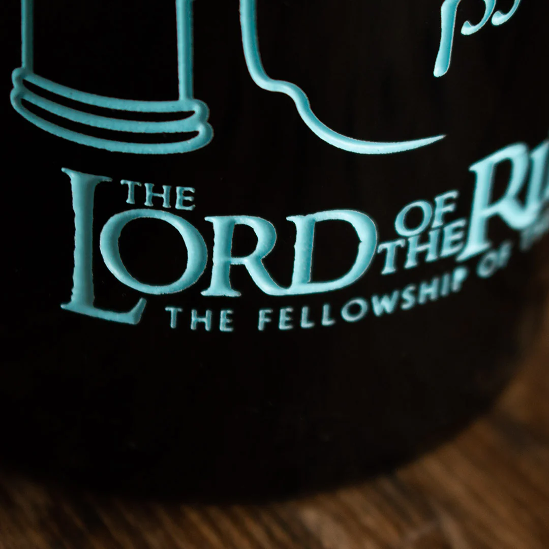 The Lord of the Rings Doors of Durin Etched Wine - Image 5
