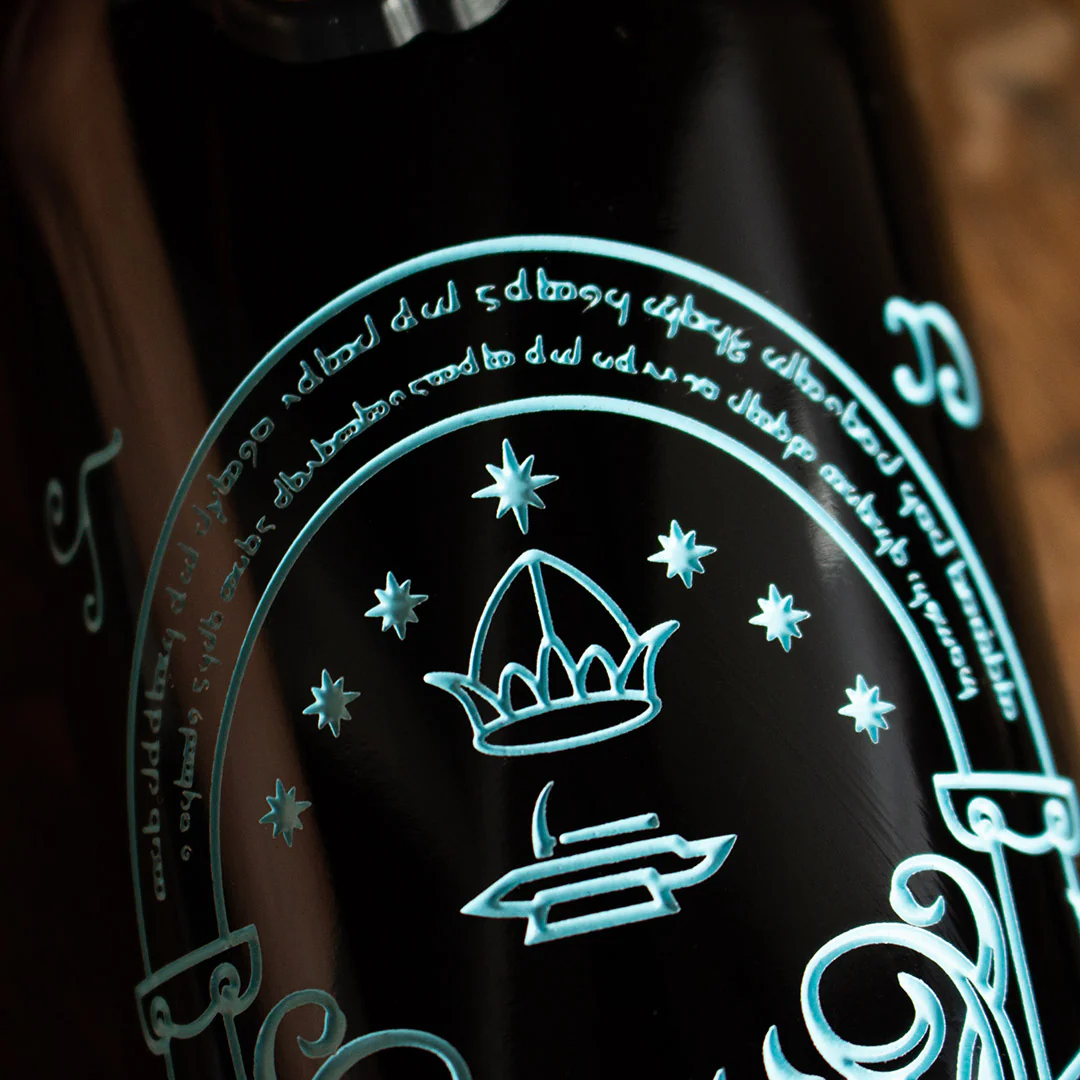 The Lord of the Rings Doors of Durin Etched Wine - Image 6