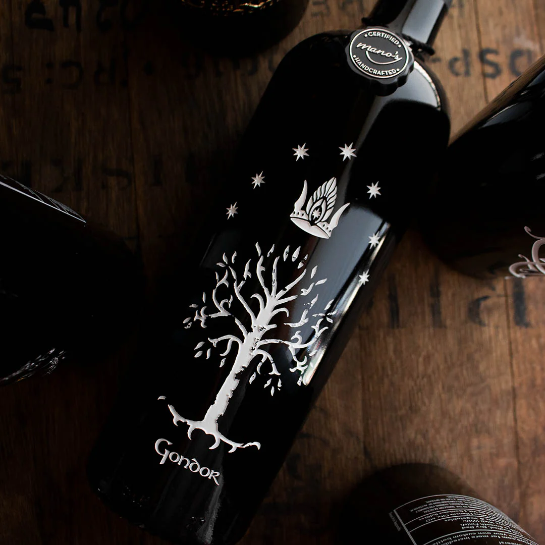 The Lord of the Rings Gondor Etched Wine - Image 2