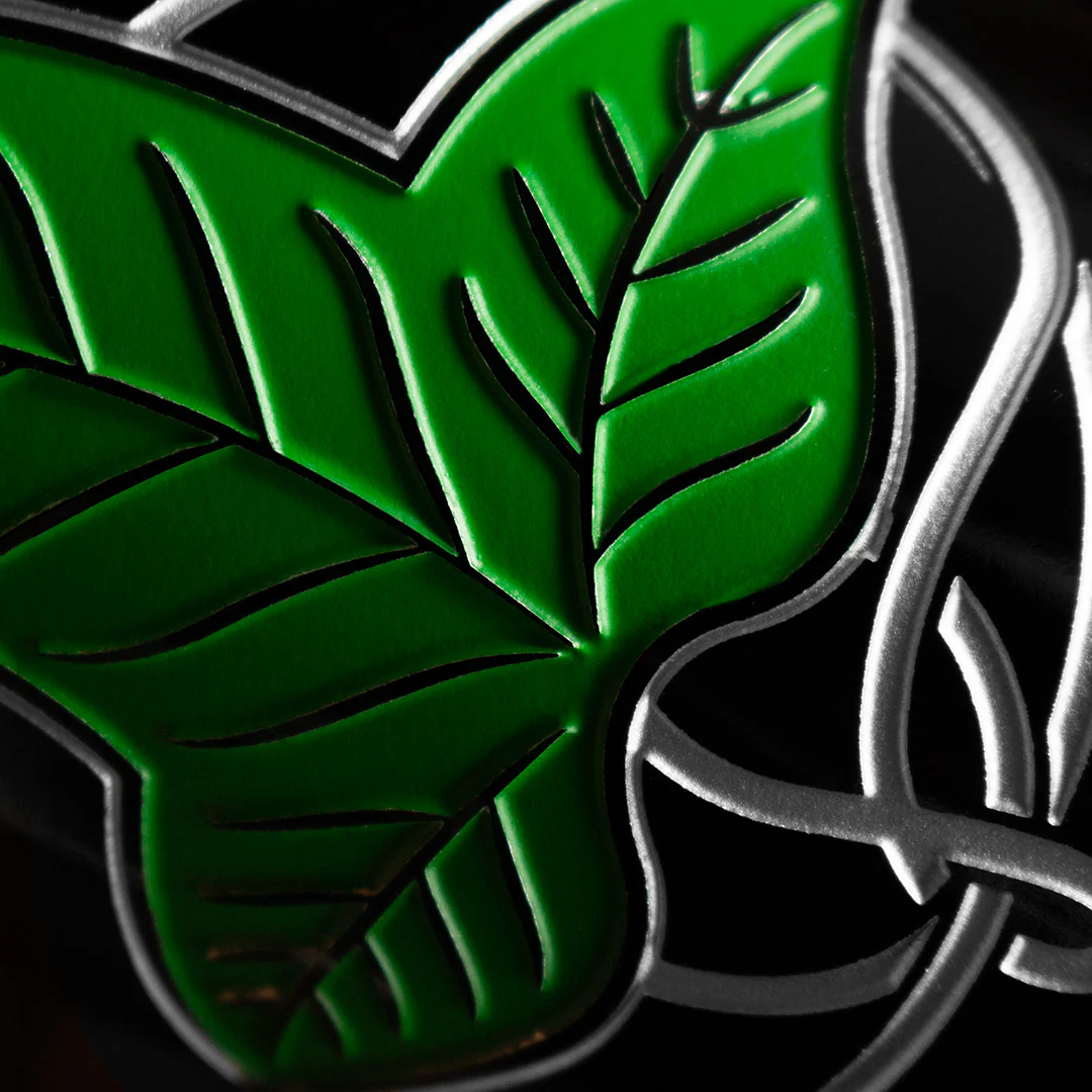 The Lord of the Rings Leaf of Lorien Custom Name Etched Wine - Image 6