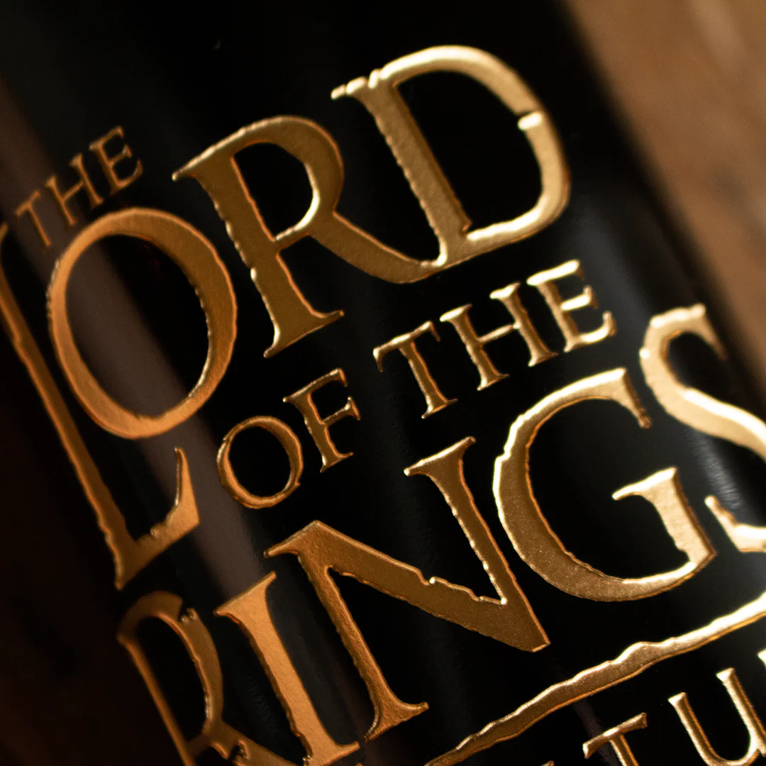 The Lord of the Rings Return of the King Logo Etched Wine - Image 3