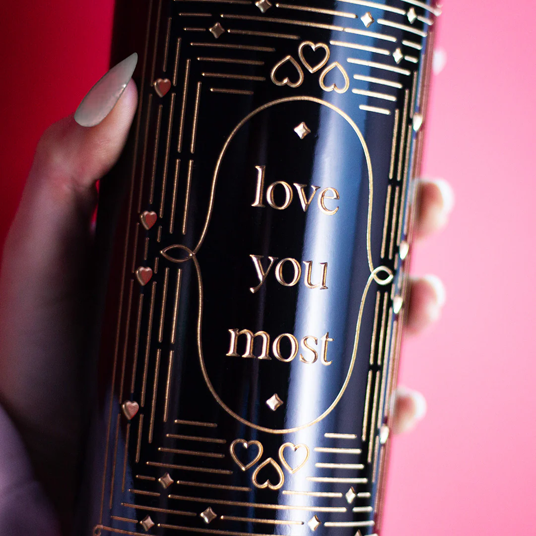 Love You Most Etched Wine - Image 2