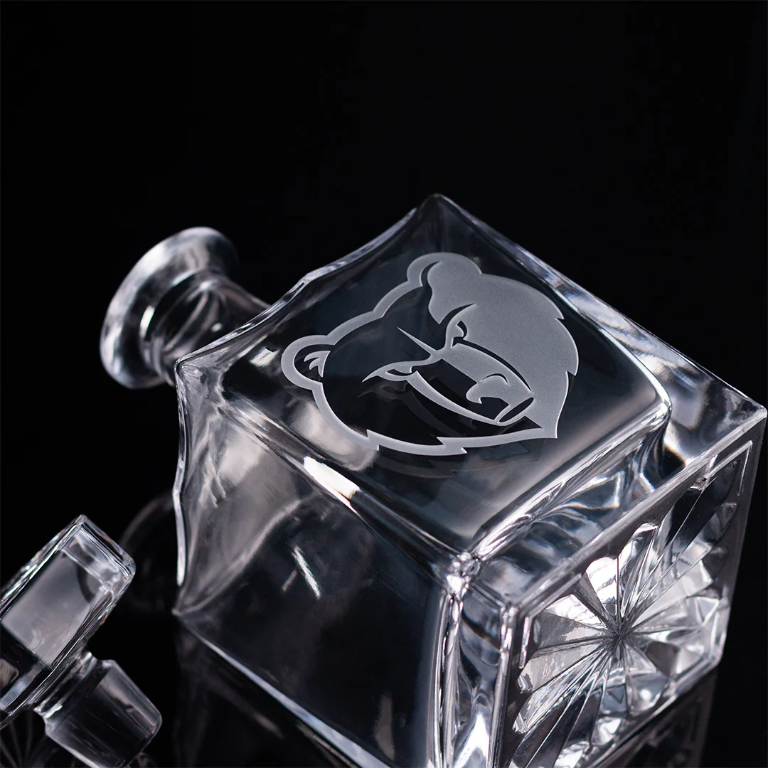 Memphis Grizzlies Square 1L Decanter - Image 4