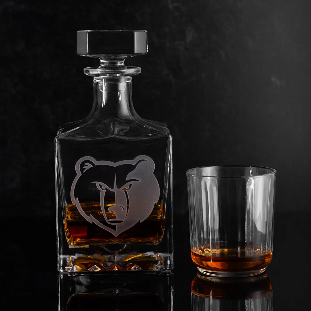 Memphis Grizzlies Square 1L Decanter - Image 5