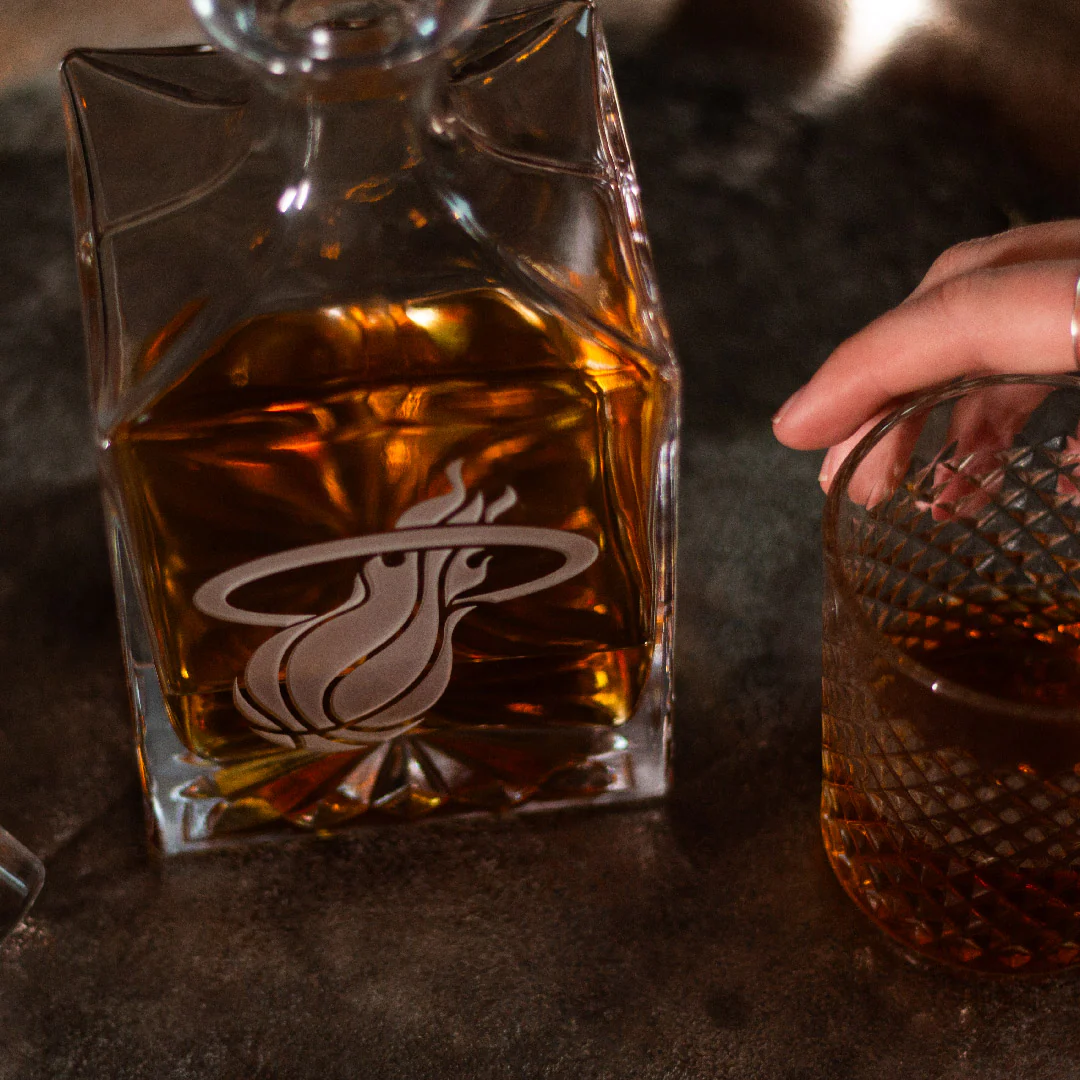 Miami Heat Square 1L Decanter - Image 2
