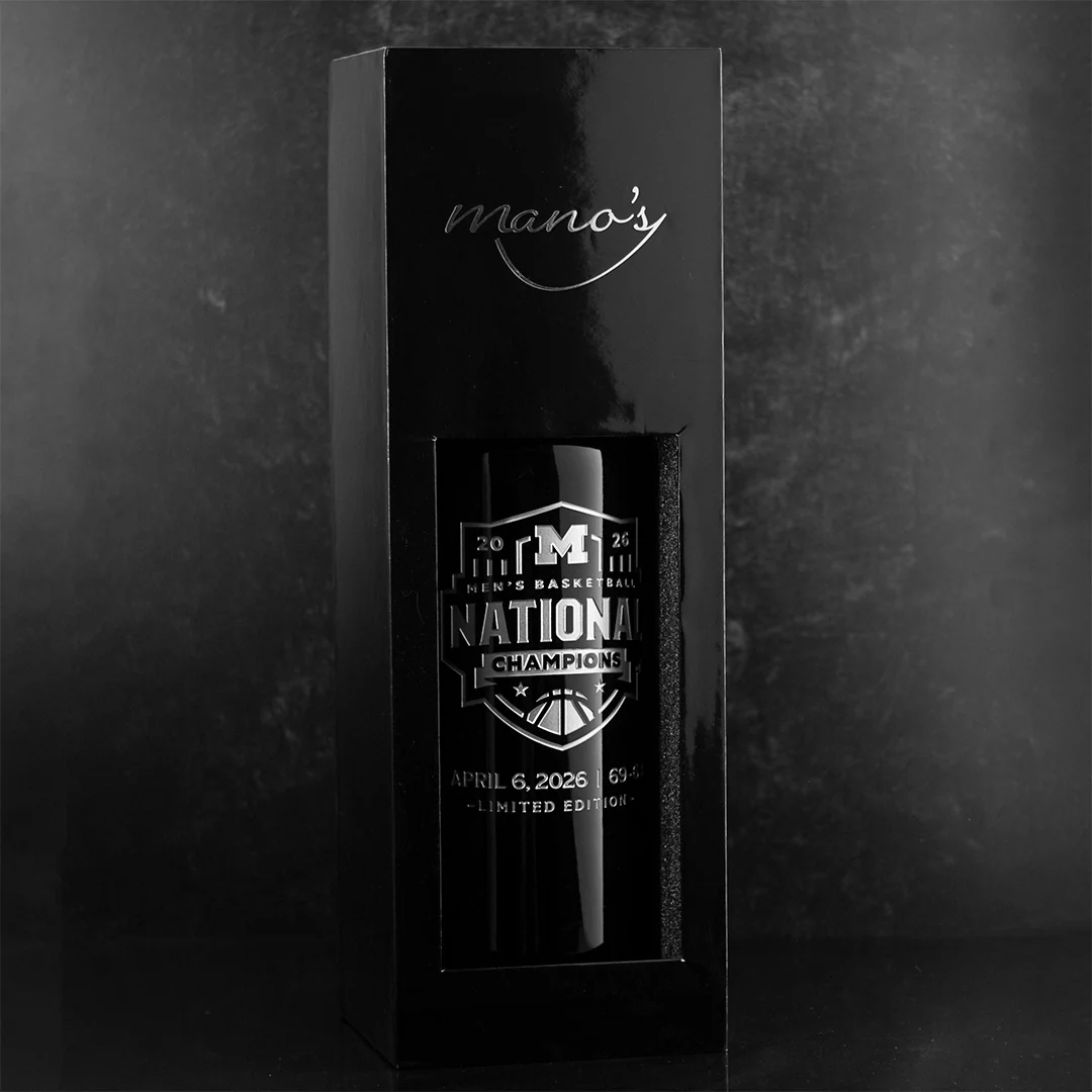 Michigan 2026 Men's Basketball National Champions 3L Etched Wine - Image 5