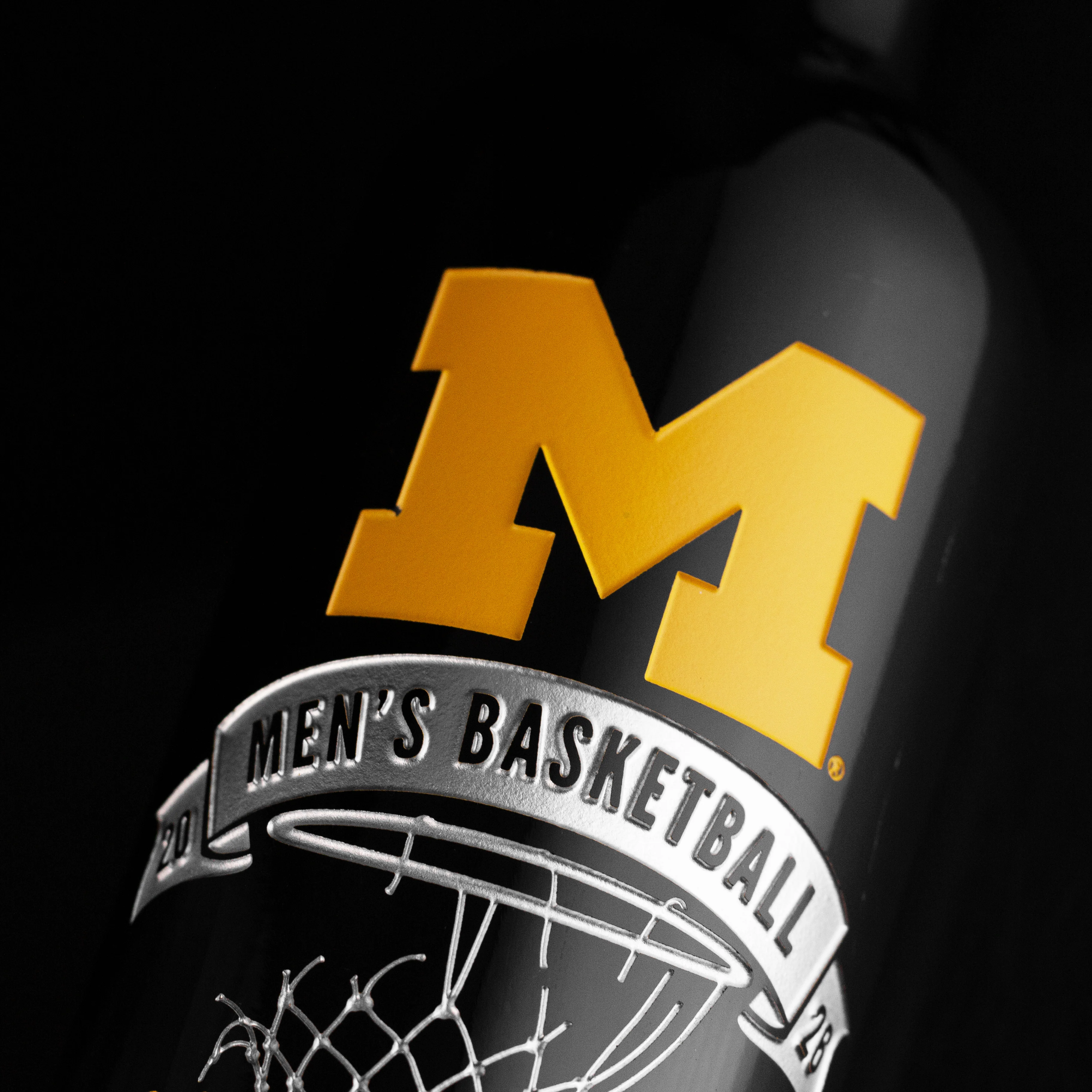 Michigan 2026 Men's Basketball National Champions Net Etched Wine - Image 4