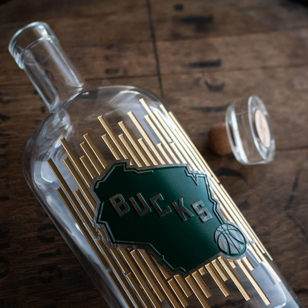 Milwaukee Bucks Court Decanter - Image 2