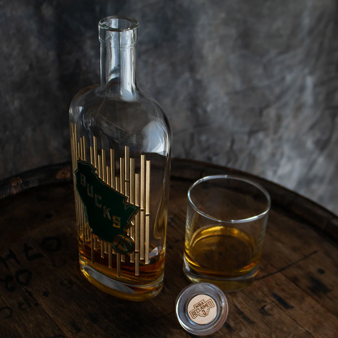 Milwaukee Bucks Court Decanter - Image 3