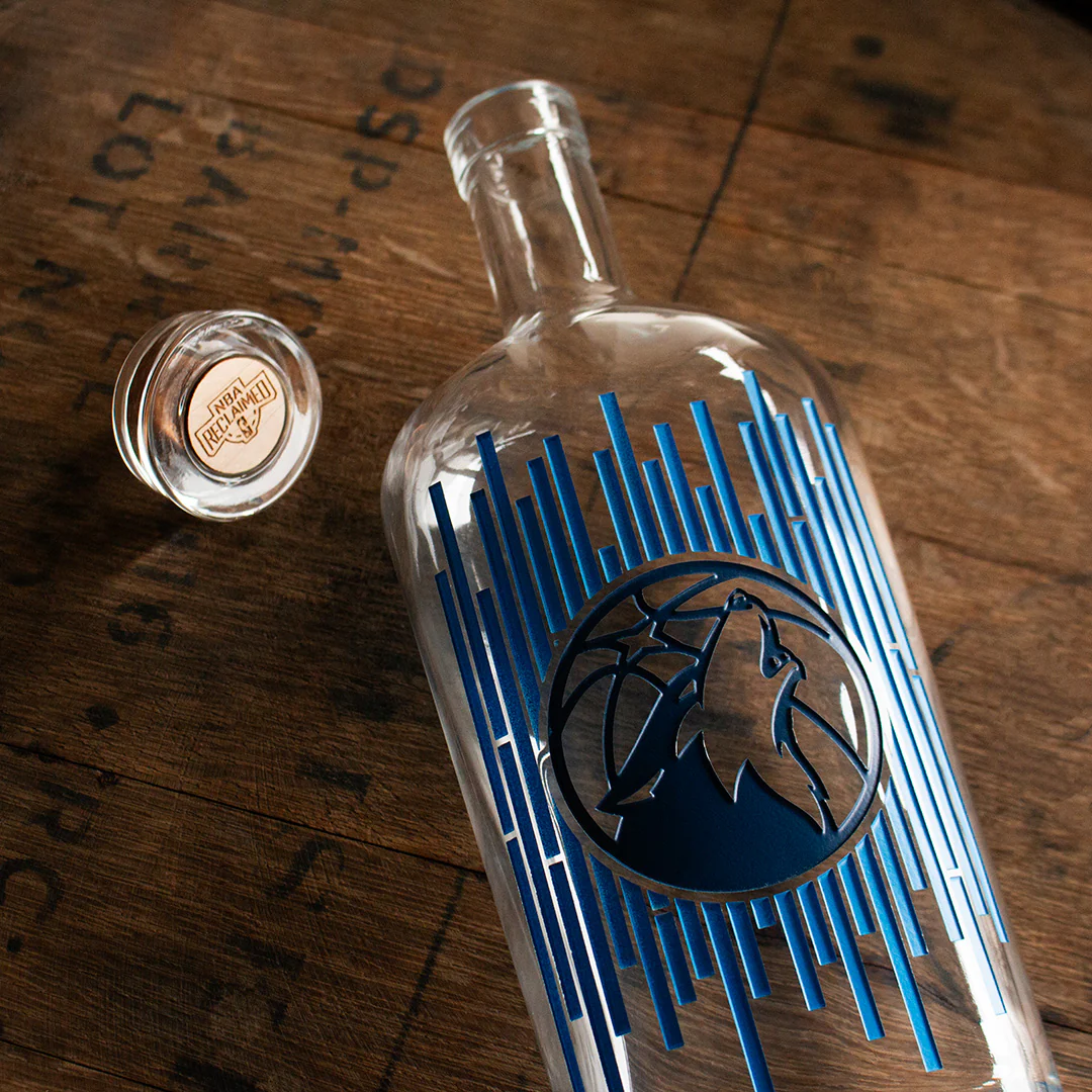 Minnesota Timberwolves Court Decanter - Image 2