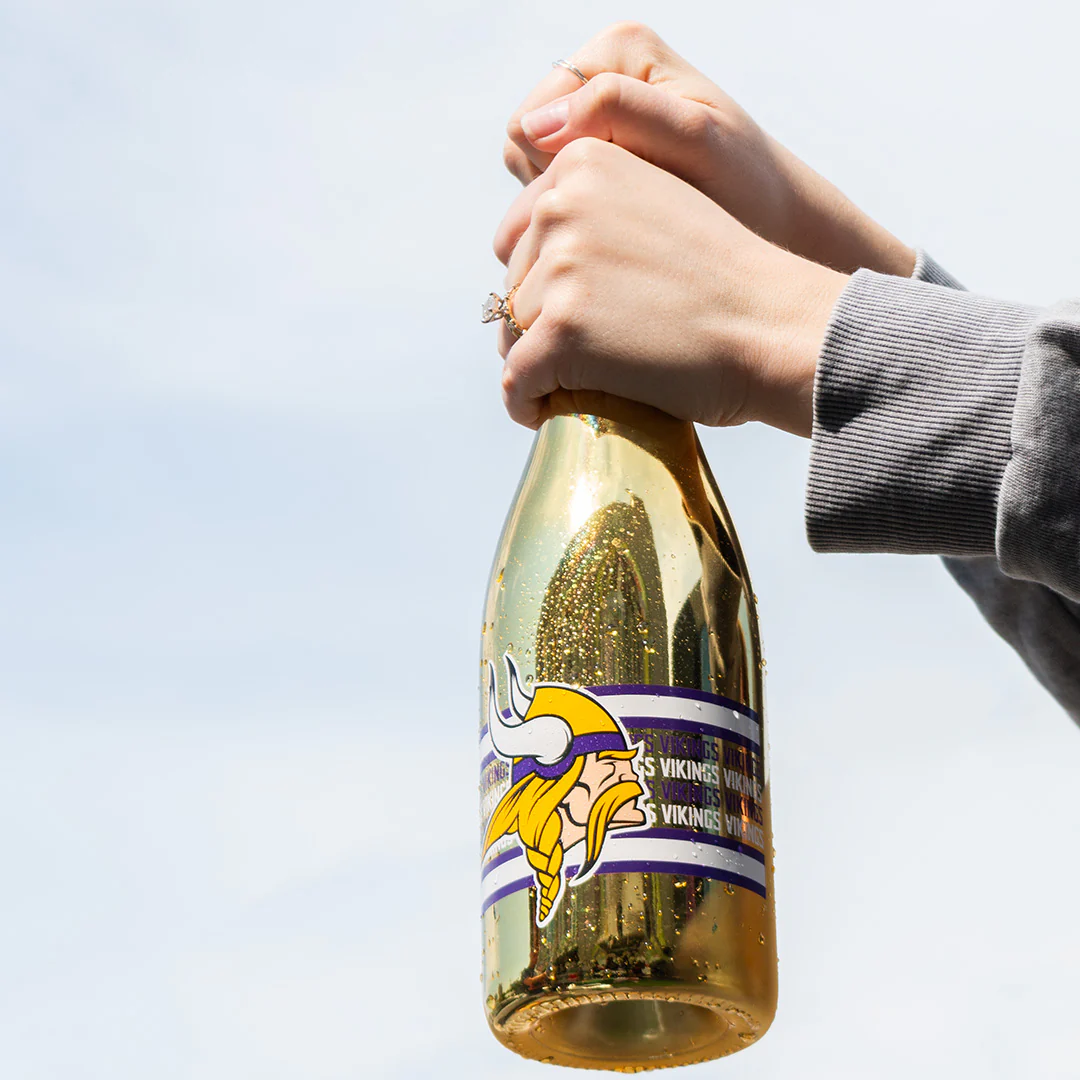 Minnesota Vikings Metallic Gold Bubbly - Image 4