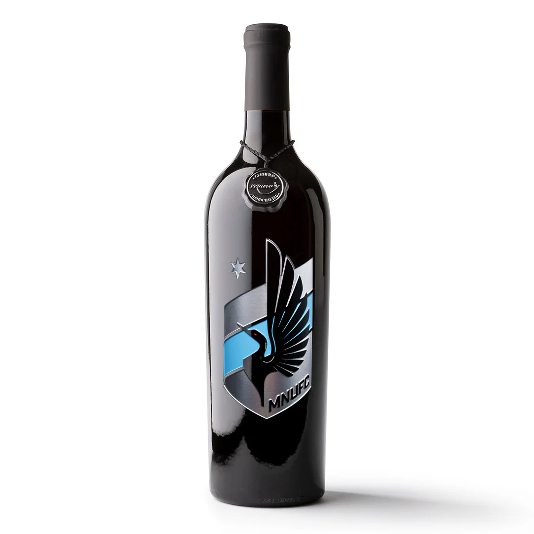MNUFC Logo Etched Wine
