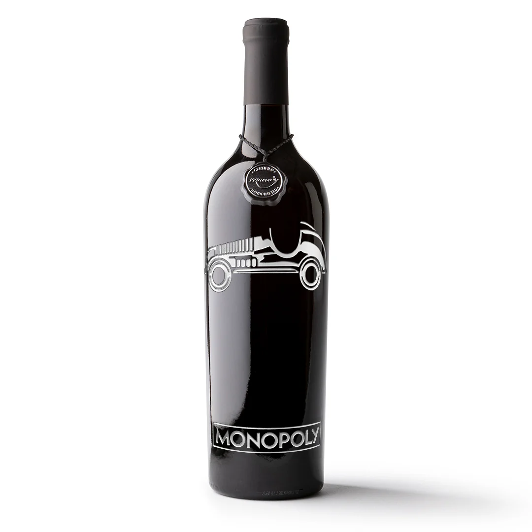 Monopoly Classic Game Piece Etched Wine - Image 11