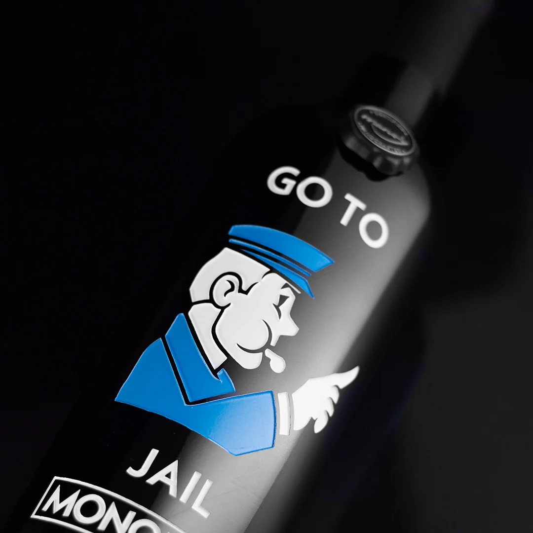 Monopoly Go To Jail Etched Wine - Image 3
