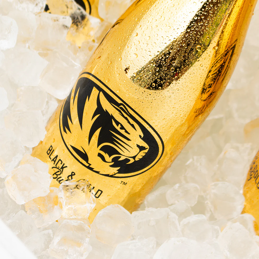 MU Tigers Logo Black & Gold Bubbly - Image 3