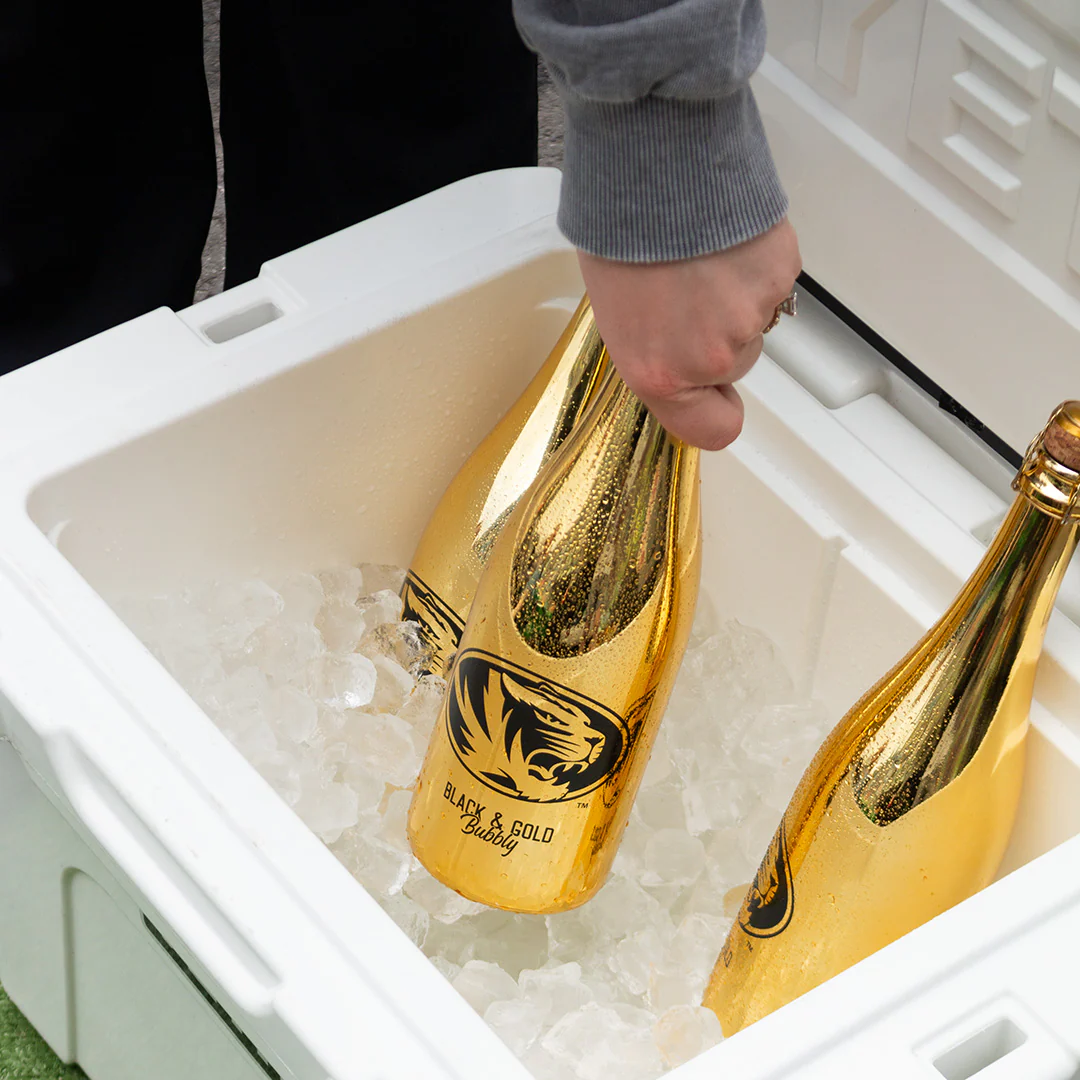 MU Tigers Logo Black & Gold Bubbly - Image 4