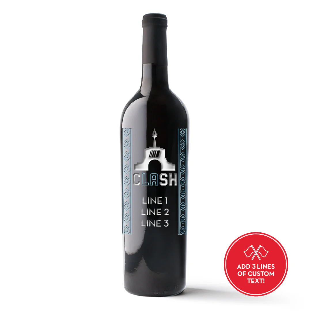 NASCAR 2024 Clash Custom Etched Wine Bottle