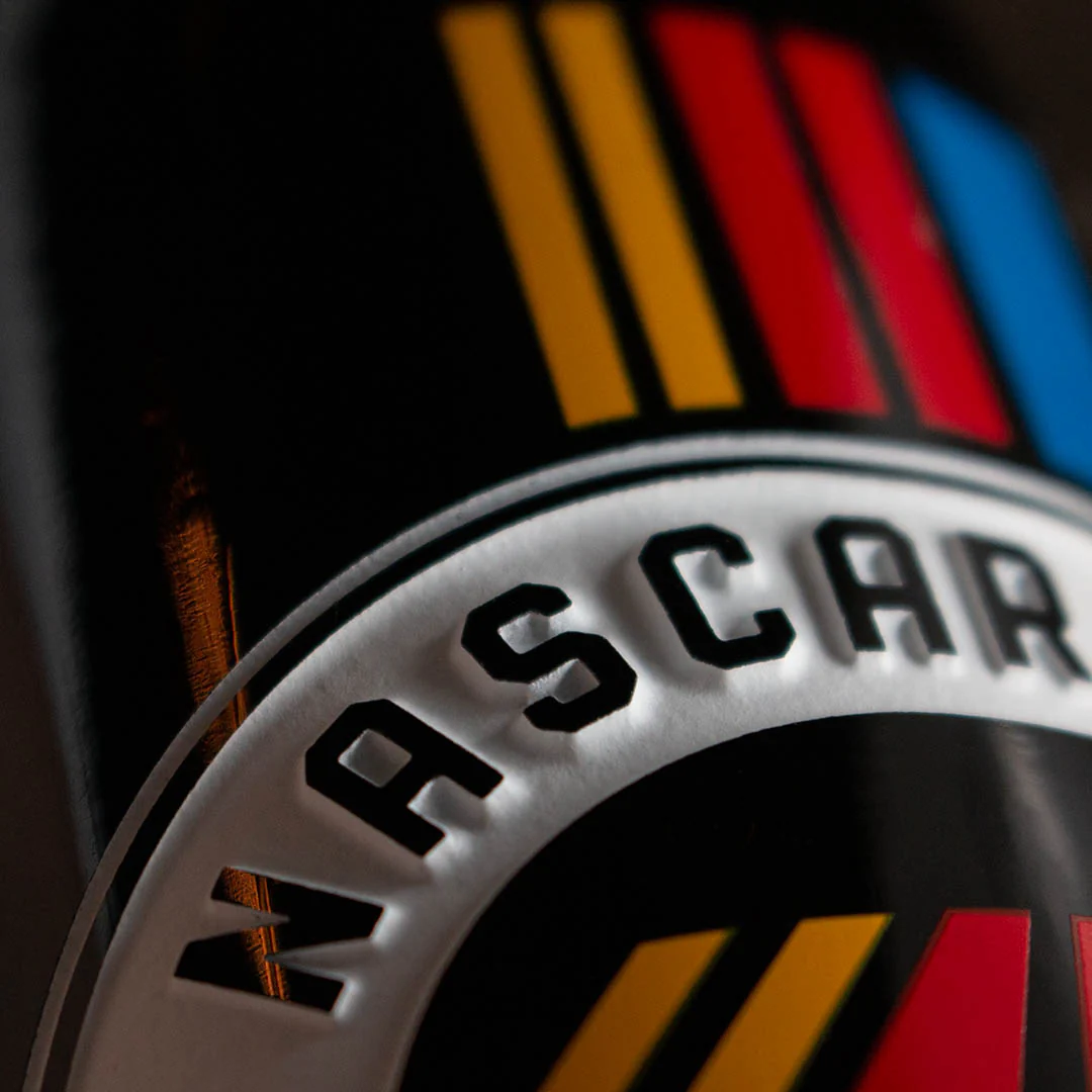 NASCAR 75th Anniversary Logo Etched Wine - Image 4