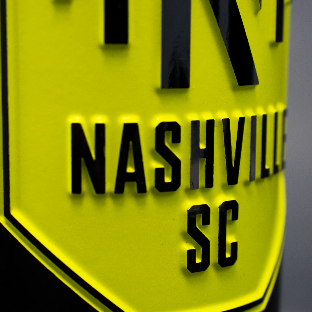 Nashville SC Logo Etched Wine - Image 3