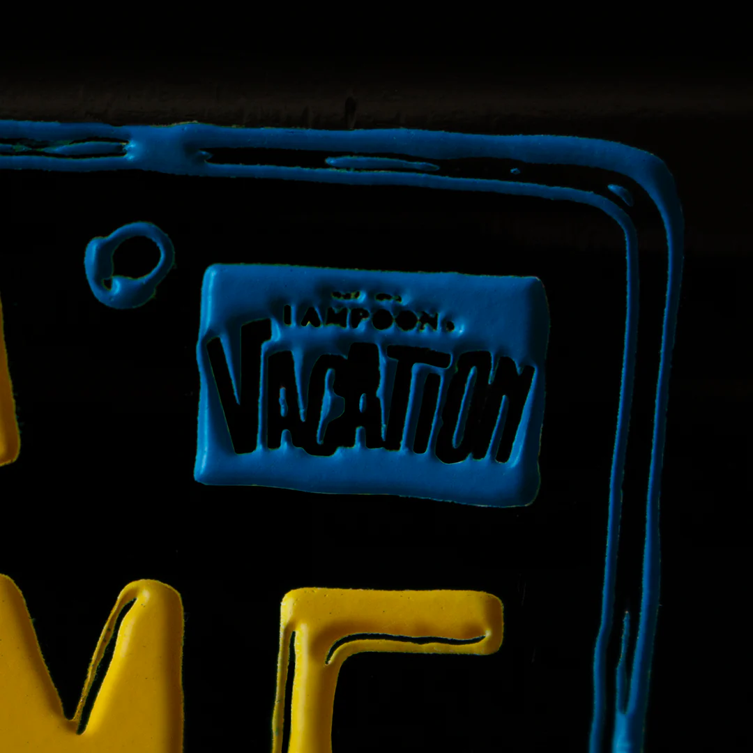 National Lampoons Vacation License Plate Etched Wine - Image 3