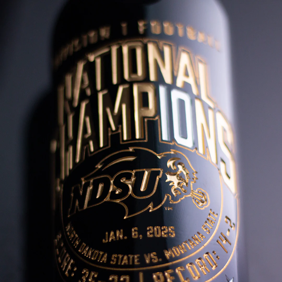 NDSU 2024 National Championship 10x Etched Wine - Image 4