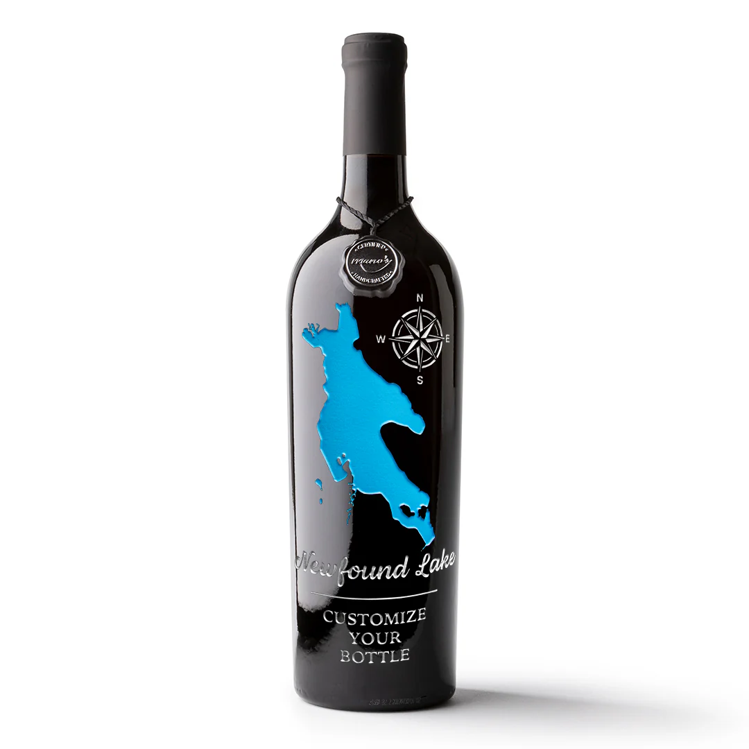 Newfound Lake Custom Etched Wine - Image 3