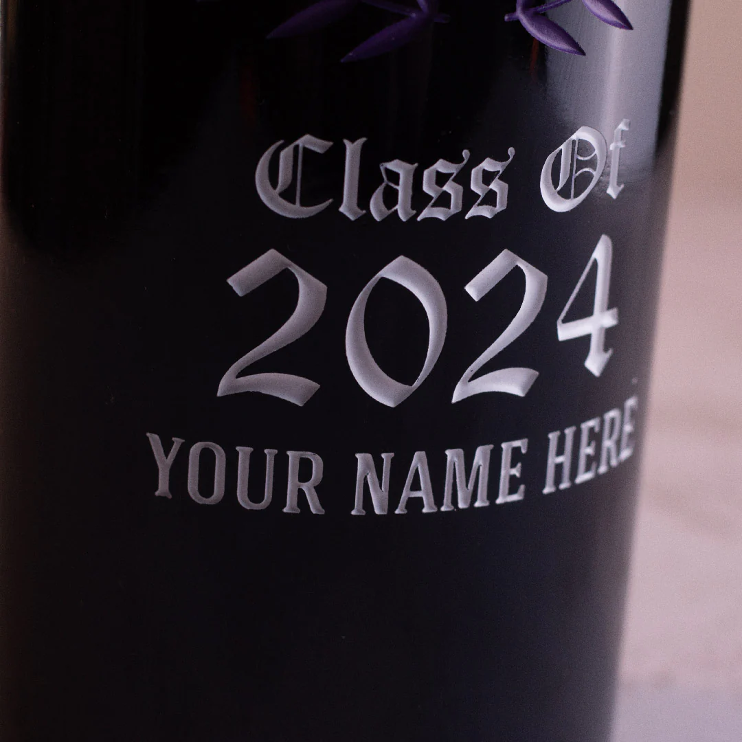 Northwestern University Custom Alumni Etched Wine - Image 5