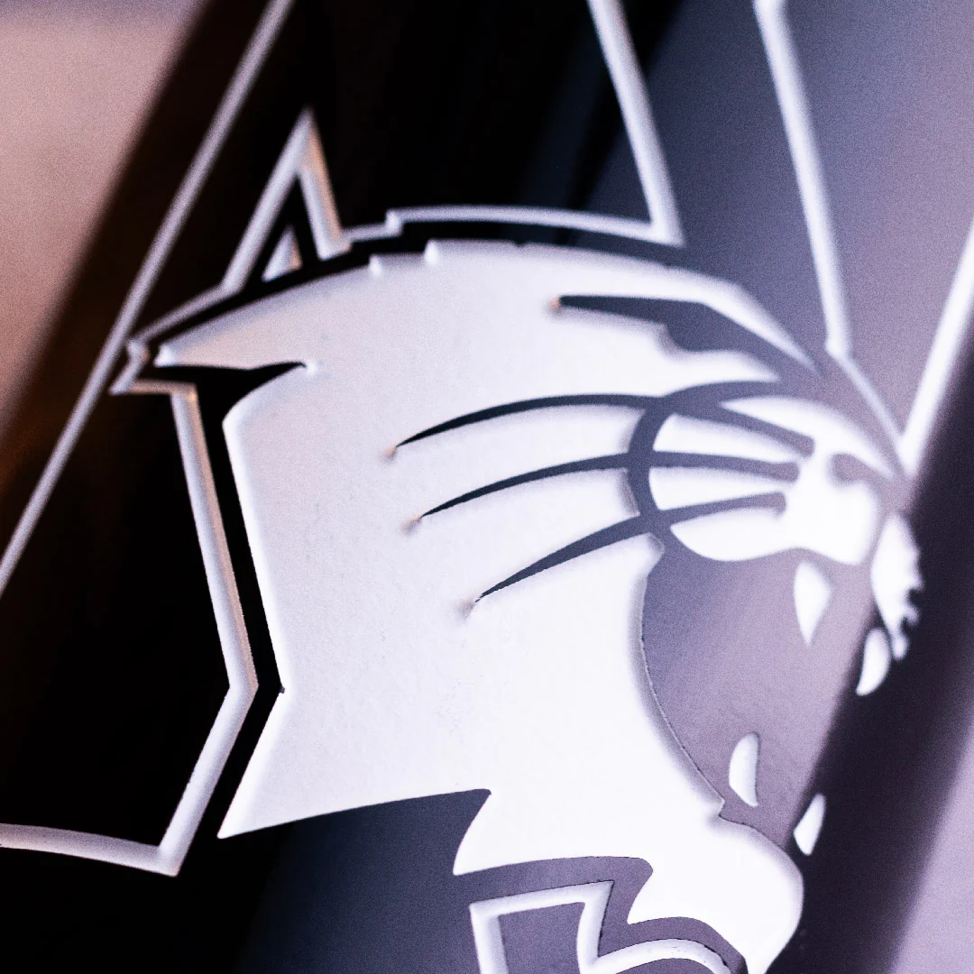 Northwestern University Wildcats Etched Wine - Image 3