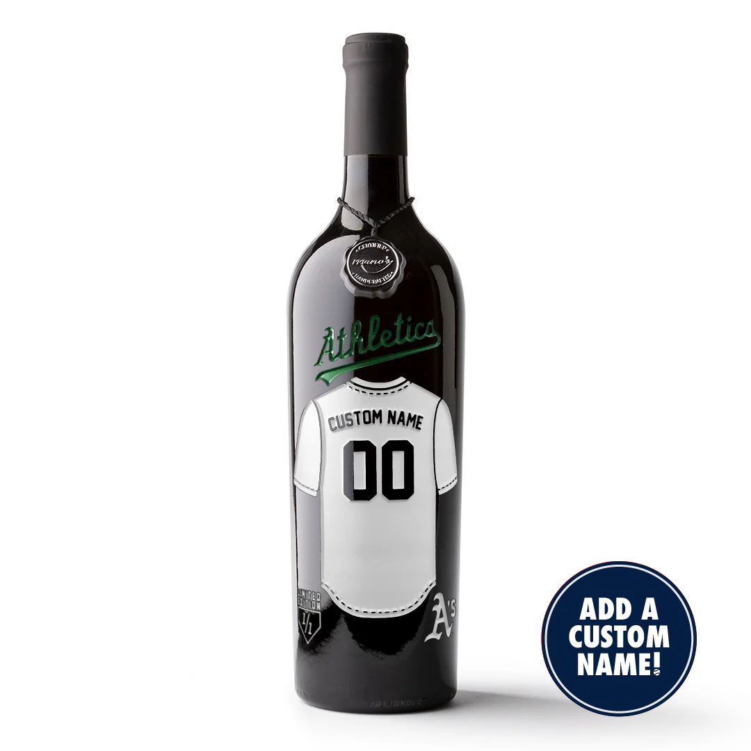 Athletics Custom Jersey Etched Wine