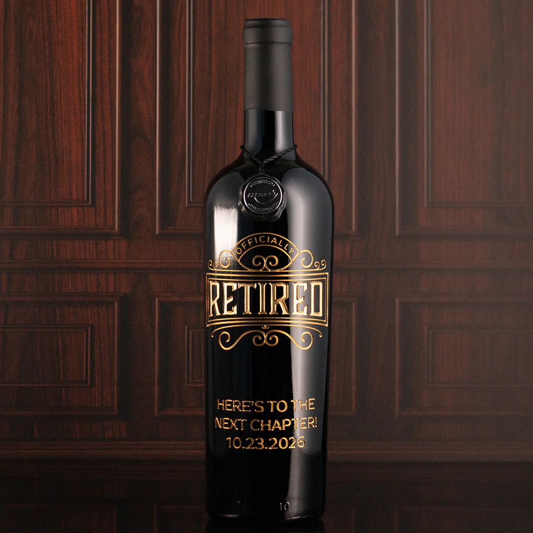 Officially Retired Custom Etched Wine - Image 4