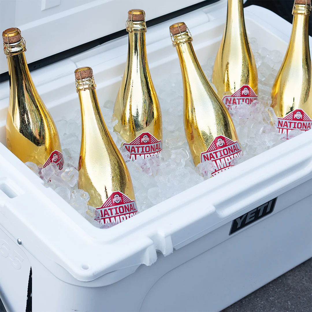 Ohio State 2024 National Champions Metallic Gold Bubbly - Image 4