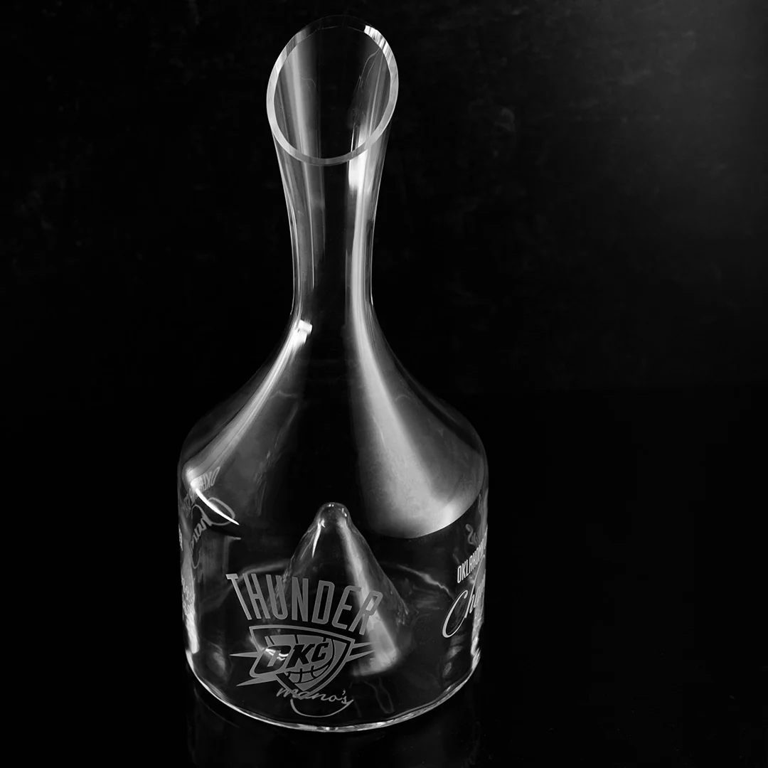 OKC Thunder 2025 Champions Wine Decanter - Image 3