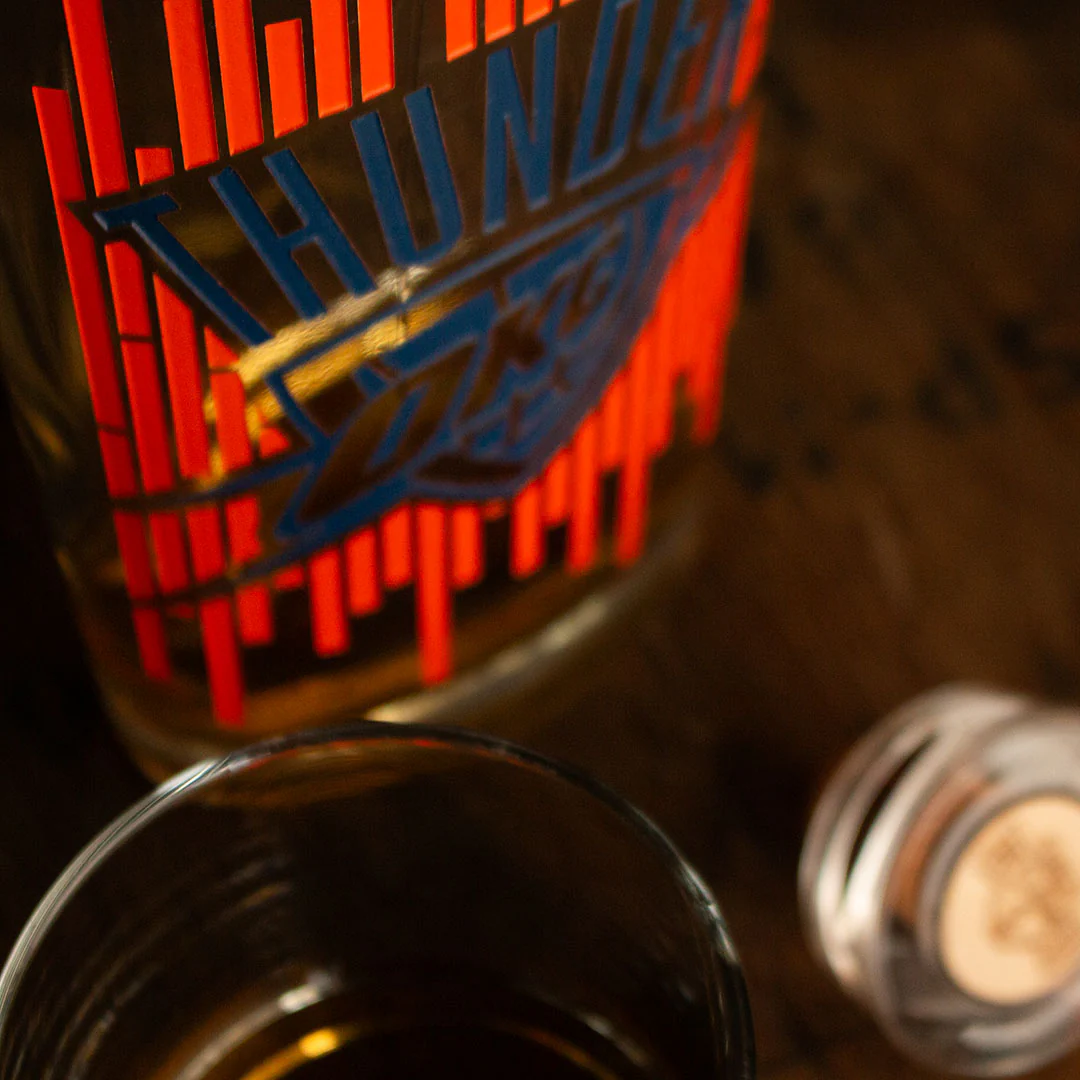Oklahoma City Thunder Court Decanter - Image 4